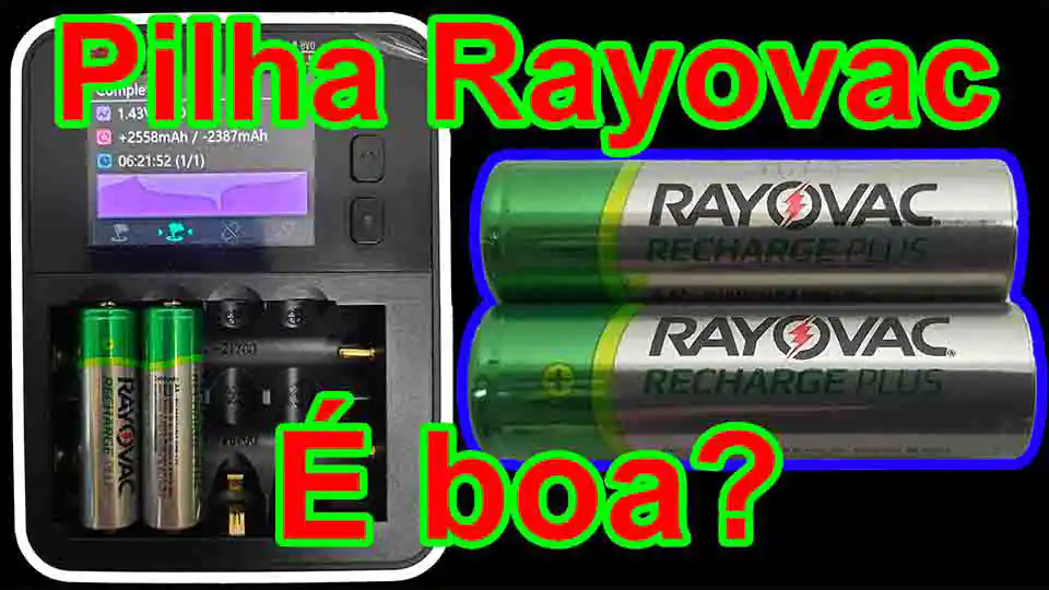 Pilha Recarregável Rayovac é boa?