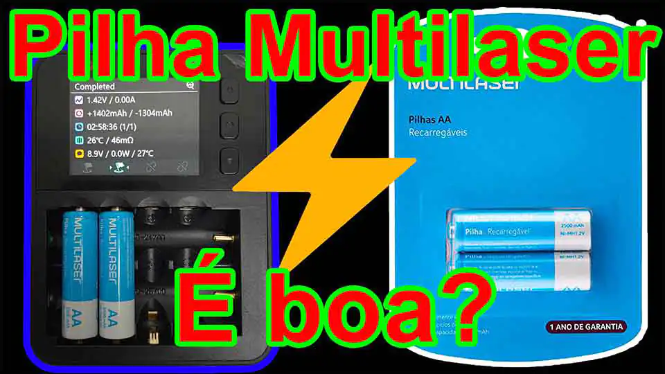 Pilha Recarregável Multilaser é boa?