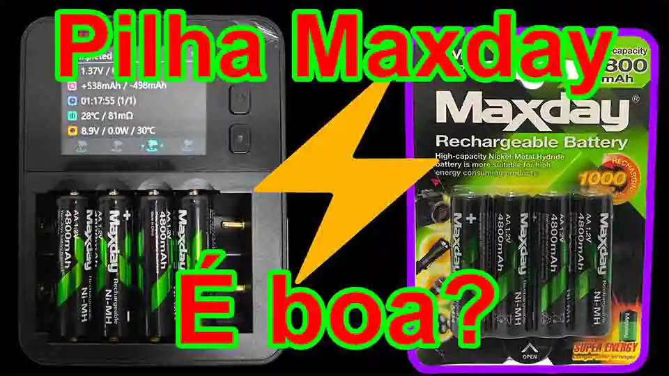 Pilha Recarregável Maxday é boa?