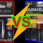 Pilhas Panasonic Eneloop Pro 2550 mAh vs Pilhas Duracell 2500 mAh