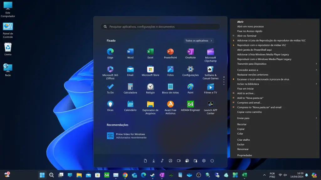 Windows 11: Como mostrar todas as opções com botão direito do mouse no Windows 11