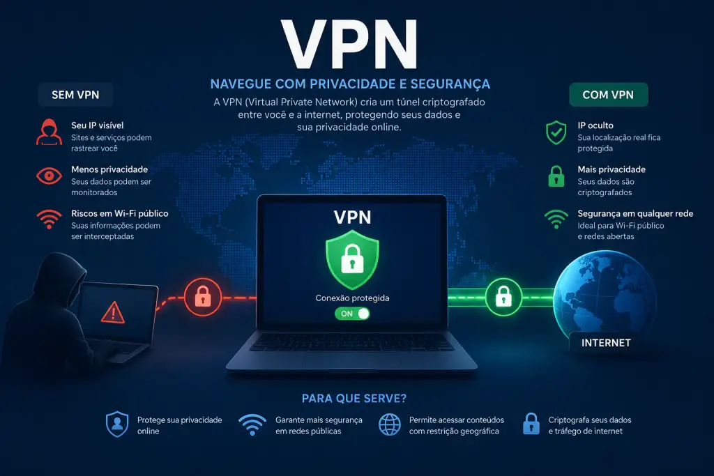 O que é uma VPN, como ela funciona e qual a utilidade dela?