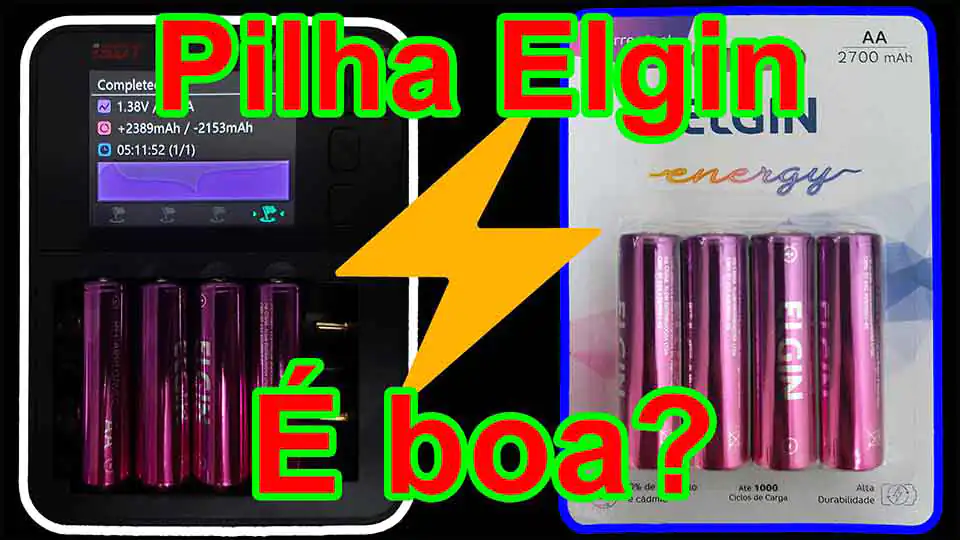 Pilha Recarregável Elgin é boa?