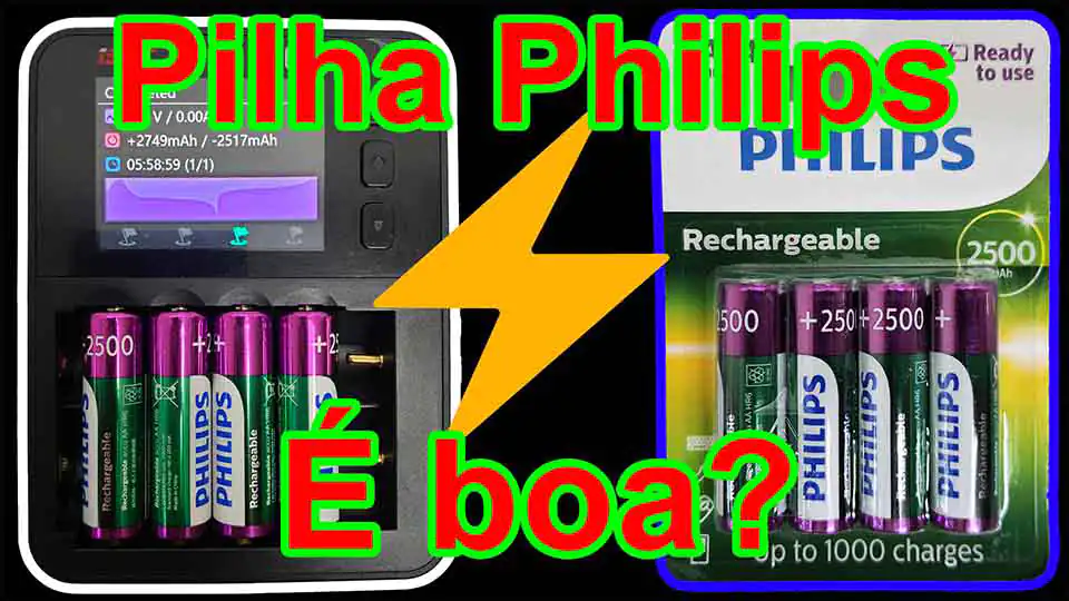 Pilha Recarregável Philips é boa?