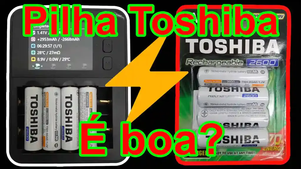 Pilha Recarregável Toshiba é boa?