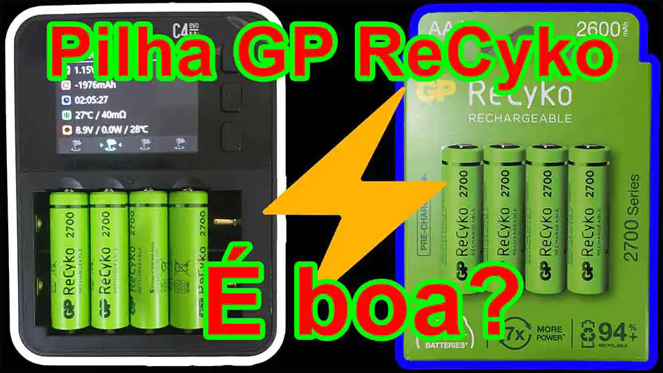 Pilha Recarregável GP ReCyko é boa?