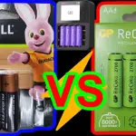 Pilhas Recarregáveis Duracell 2500 mAh Vs Gp ReCyko 2600 mAh