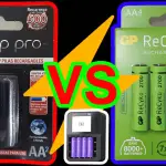 Pilhas Panasonic Eneloop Pro 2550 mAh vs GP ReCyko 2600 mAh