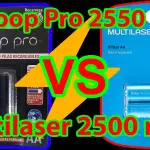 Pilhas recarregáveis Panasonic Eneloop Pro 2550 mAh Vs Pilhas recarregáveis Multilaser 2500 mAh