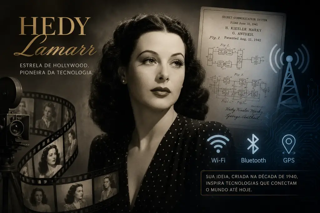 Hedy Lamarr: a estrela de Hollywood que ajudou a abrir caminho para o Wi-Fi e o Bluetooth