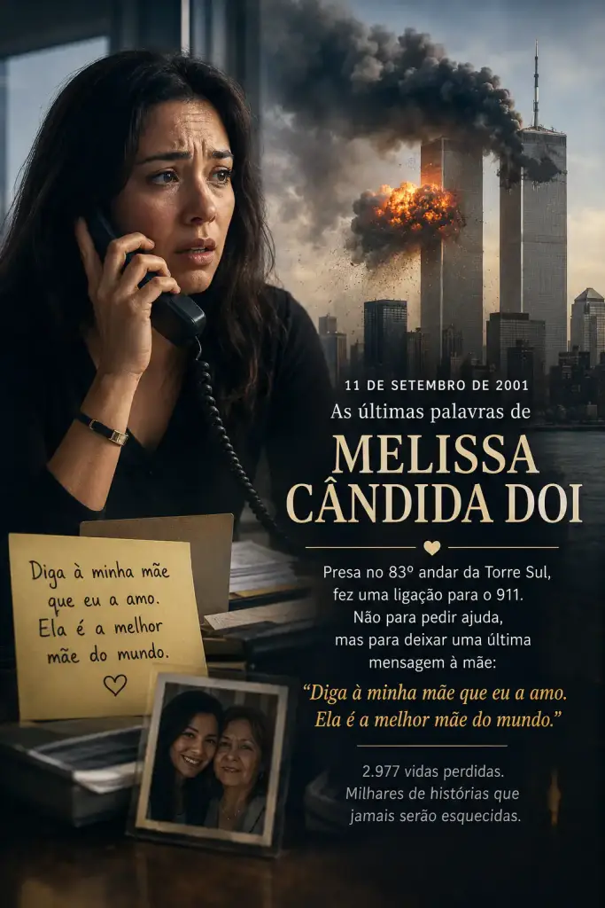 As últimas palavras de Melissa Cândida Doi: uma despedida que ficou para a história do 11 de Setembro