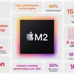 Apple anuncia novo processador M2 topo de linha