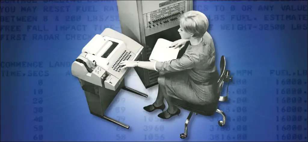 O que são teletipos e por que foram usados com computadores?