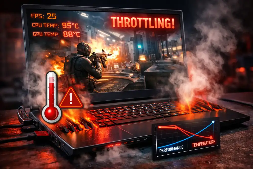 Thermal throttling: o que é e como ele afeta o desempenho do seu notebook gamer