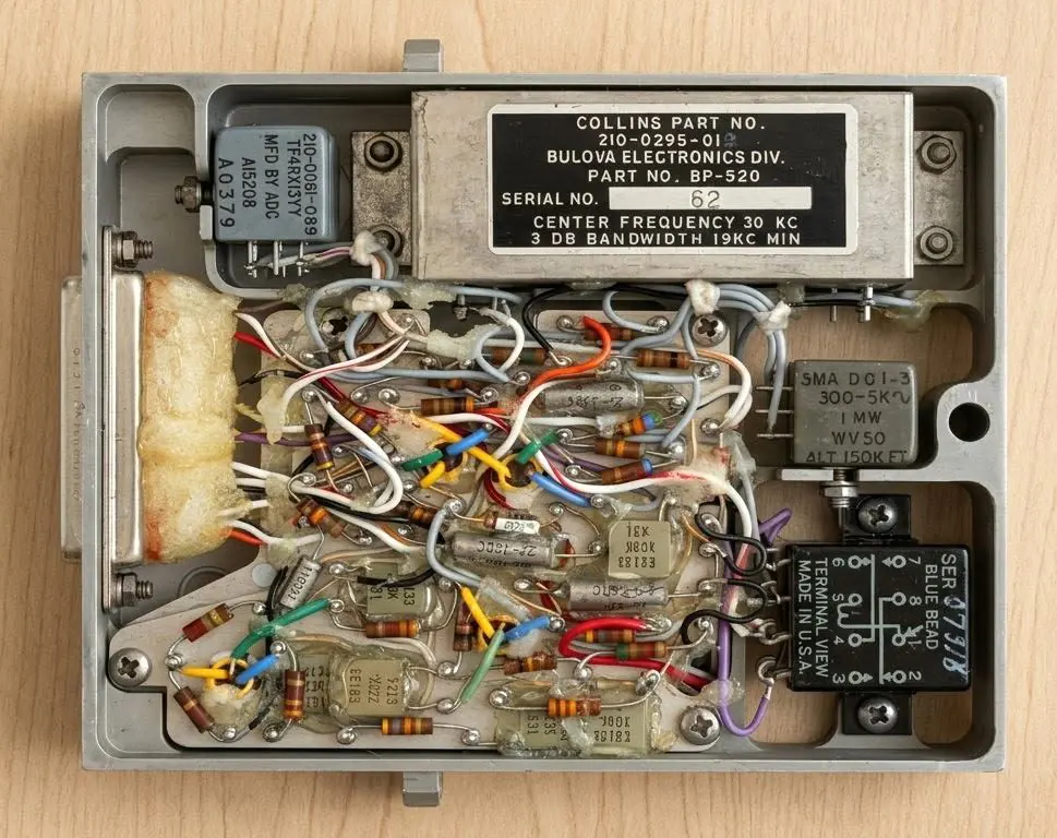 Dentro de um detector de voz da missão A 1960