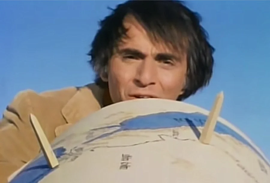 Carl Sagan - Eratosthenes Circunferência da Terra